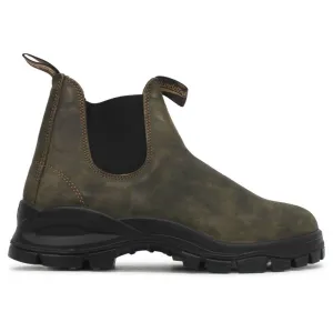 2239 Water-Resistant Leather Unisex Chelsea Boots