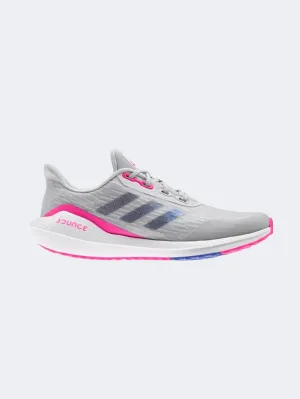 Adidas Eq 21 Gs-Girls Running Shoes Grey/ White/Pink