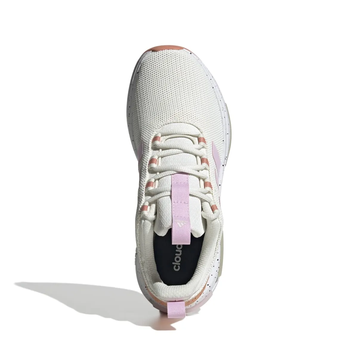 ADIDAS IF0044 RACER TR23 WMN'S (Medium) White/Orchid/Beige Textile Running Shoes