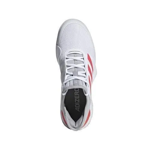 adidas Men's Adizero Club, Light Granite/Shock red/White 10 M US