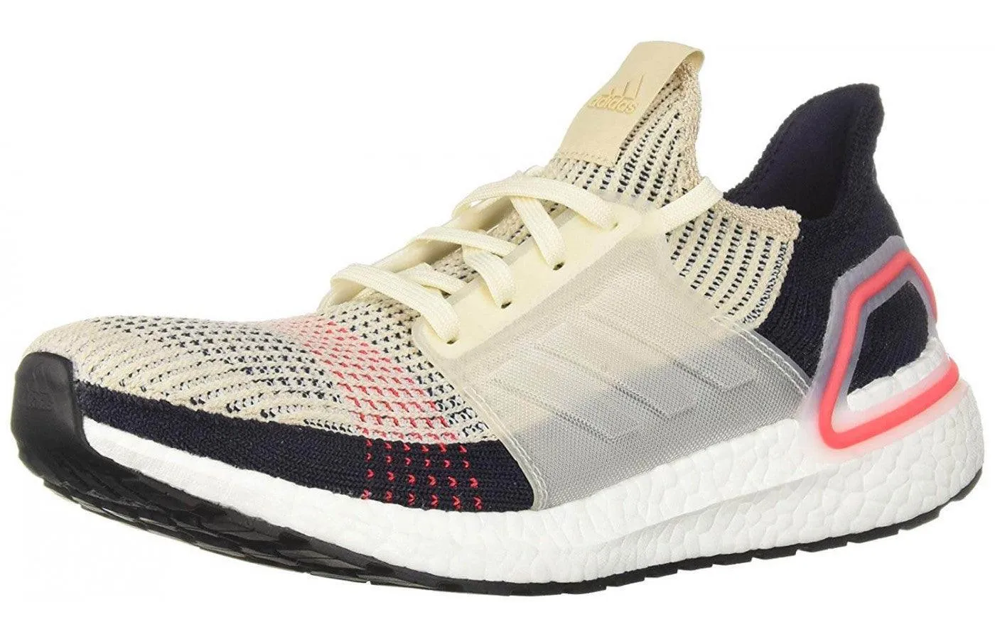 Adidas Ultra Boost 19 Black/White With Red Sneakers