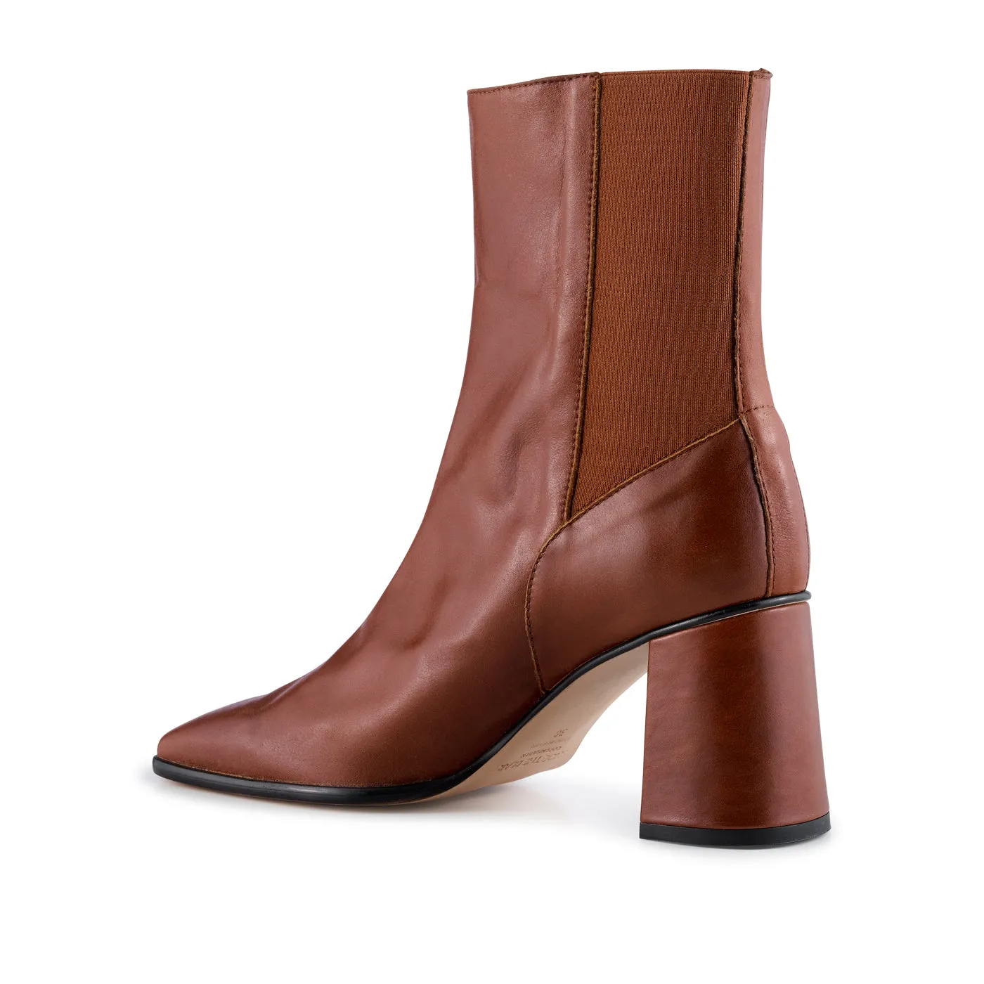 Agata chelsea boot leather - TAN