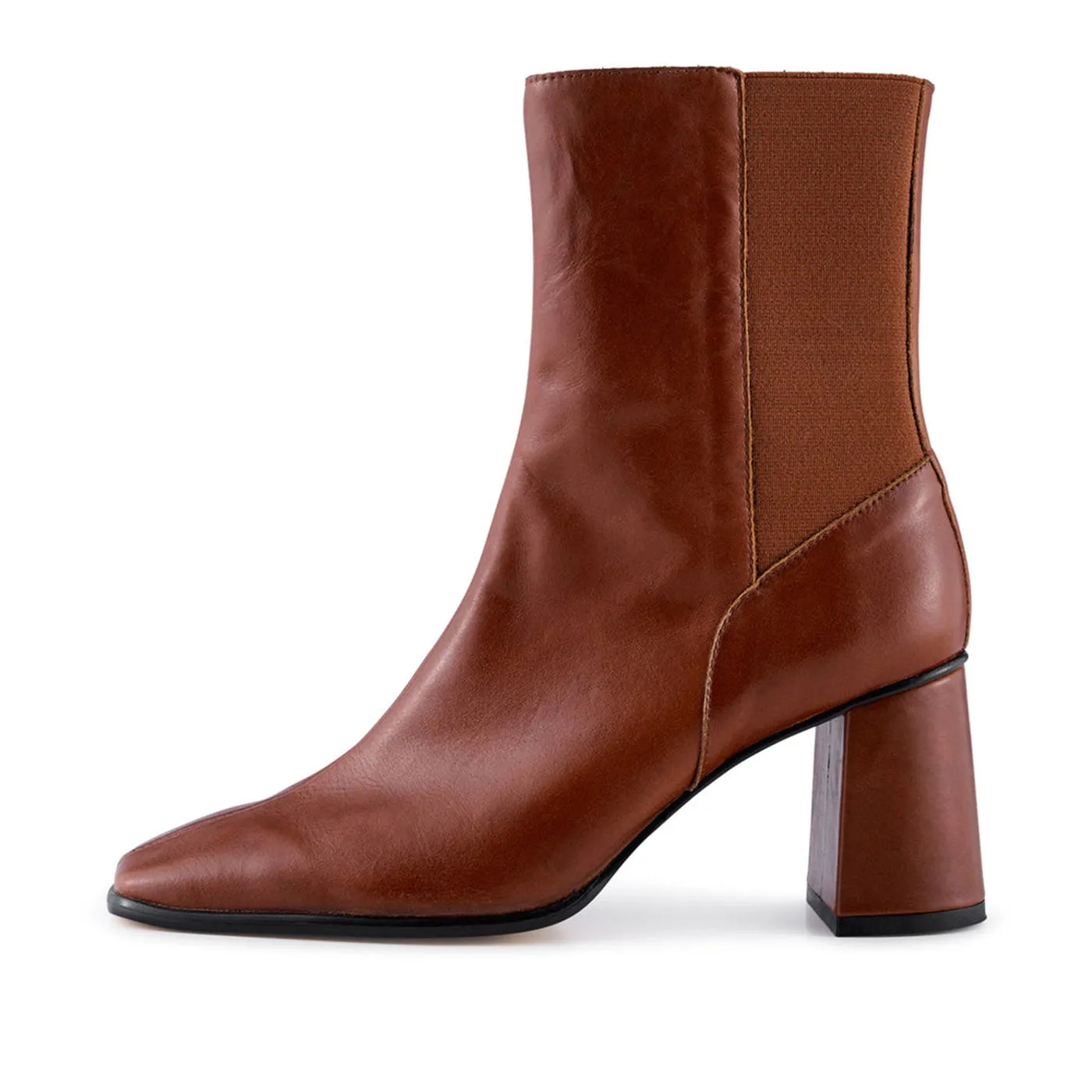 Agata chelsea boot leather - TAN