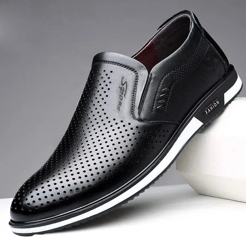 Aidase Brand New Fashion Men Loafers Men Leather Casual Shoes High Quality Adult Moccasins Men Driving Shoes Male Footwear Unisex