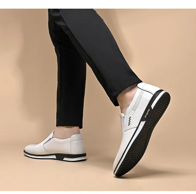 Aidase Brand New Fashion Men Loafers Men Leather Casual Shoes High Quality Adult Moccasins Men Driving Shoes Male Footwear Unisex