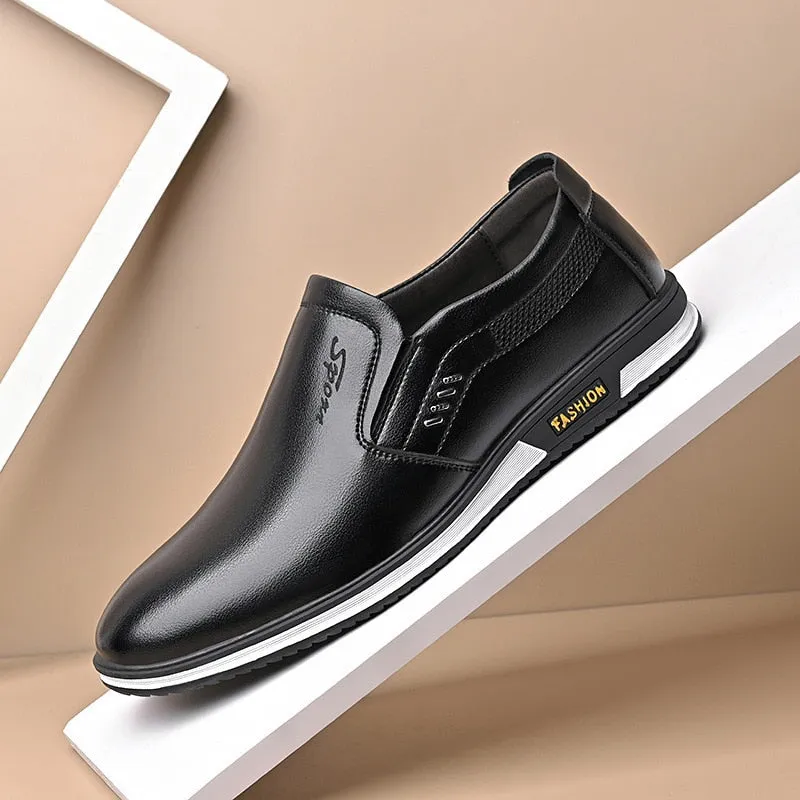 Aidase Brand New Fashion Men Loafers Men Leather Casual Shoes High Quality Adult Moccasins Men Driving Shoes Male Footwear Unisex