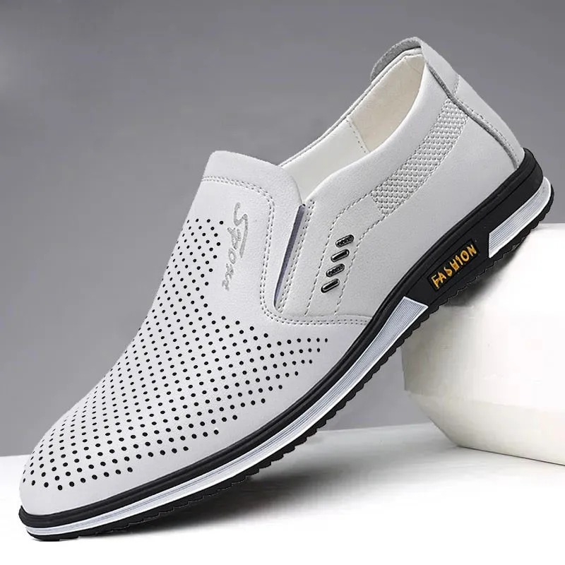 Aidase Brand New Fashion Men Loafers Men Leather Casual Shoes High Quality Adult Moccasins Men Driving Shoes Male Footwear Unisex