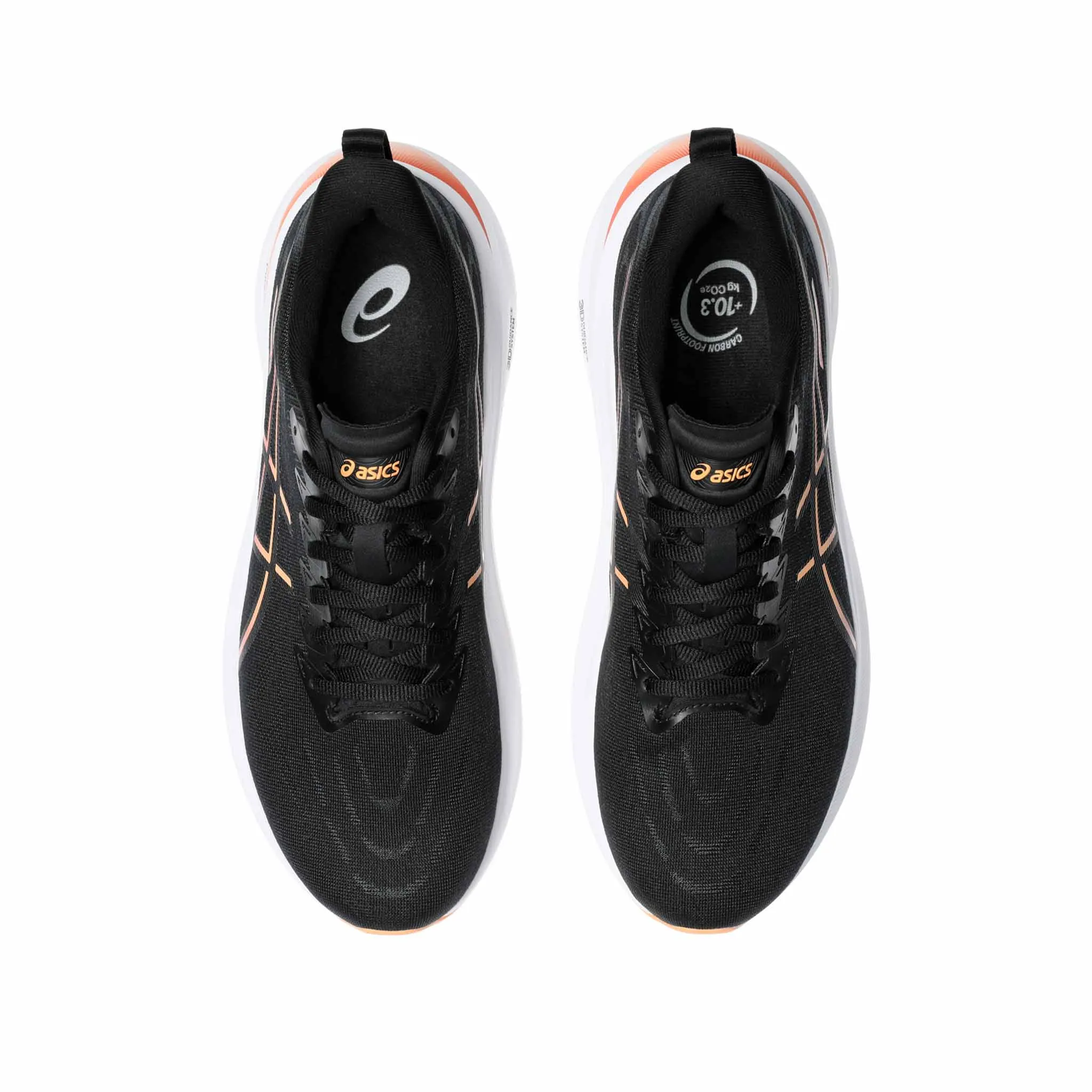 ASICS | Men's GT-2000 13 Running Shoes - Black/Faded Orange