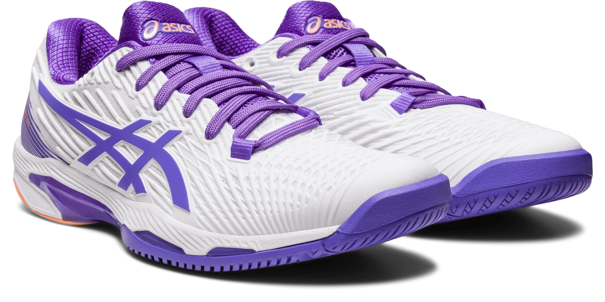 ASICS WOMEN'S GEL SOLUTION SPEED FF 2 (WHITE / AMETHYST)