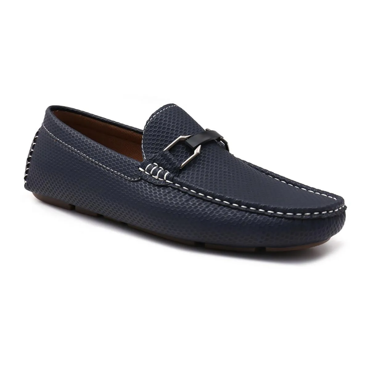 Aston Marc Mens Charter Embellished Slip On Driving Moccasins