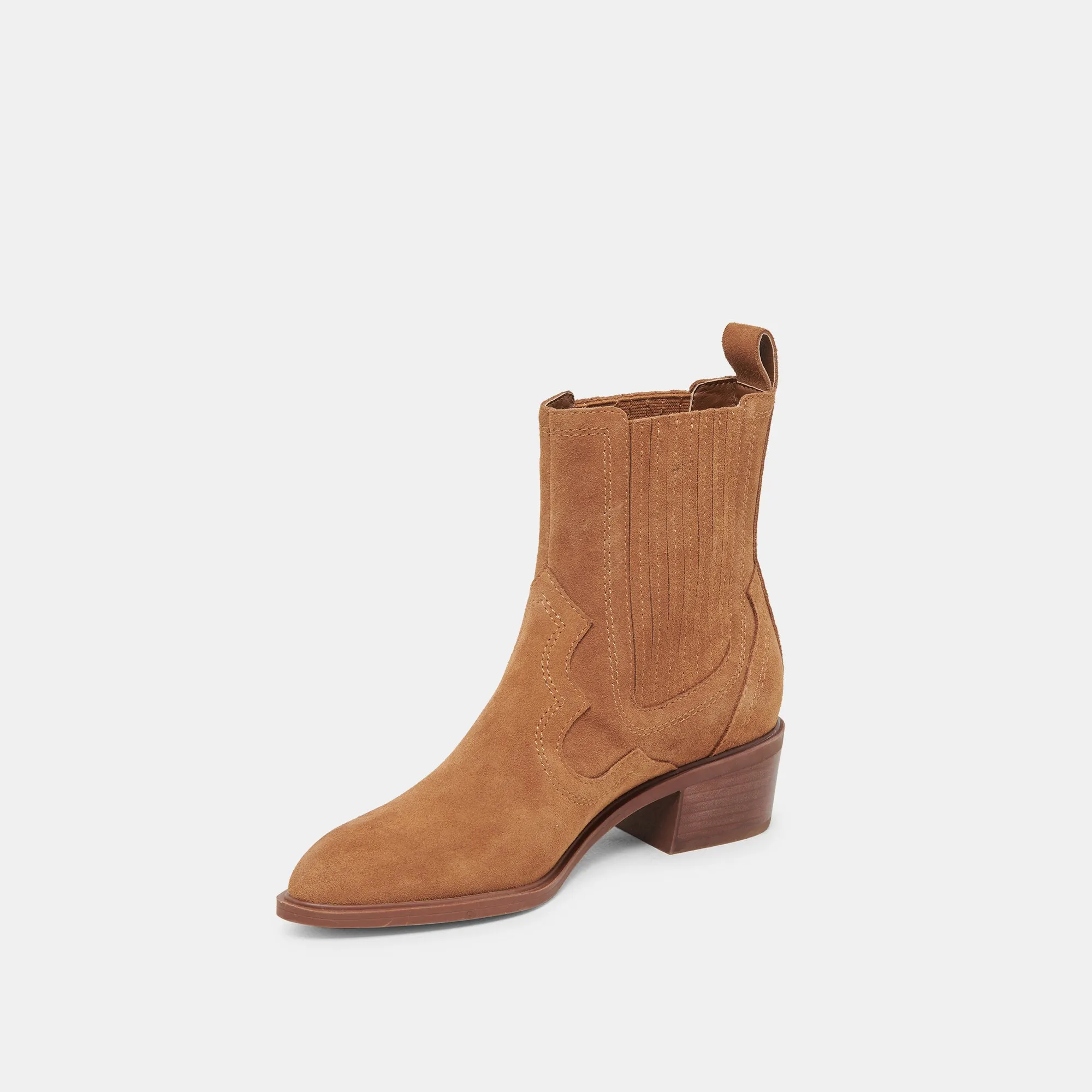 BRYLEE H2O WIDE BOOTIES BROWN SUEDE