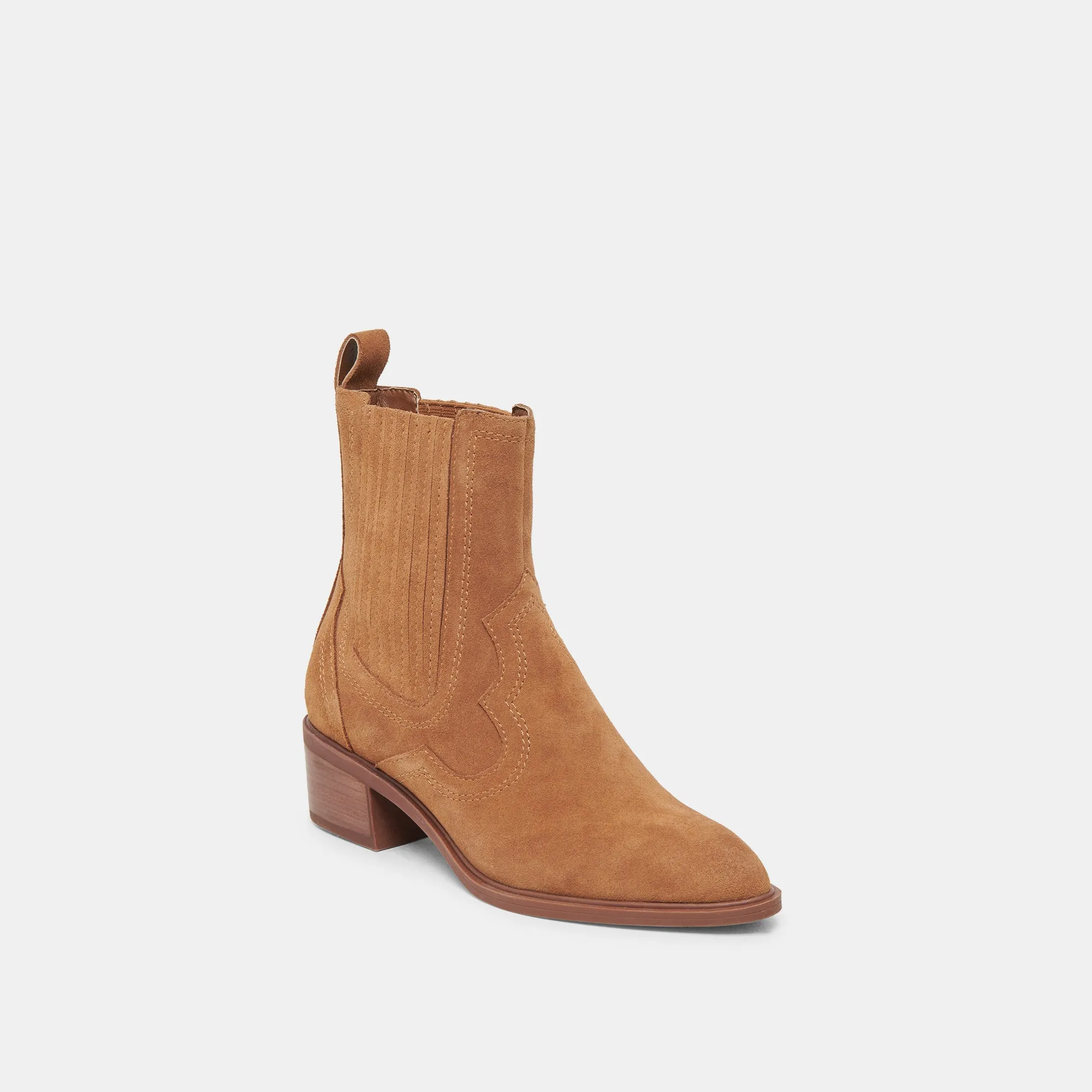 BRYLEE H2O WIDE BOOTIES BROWN SUEDE