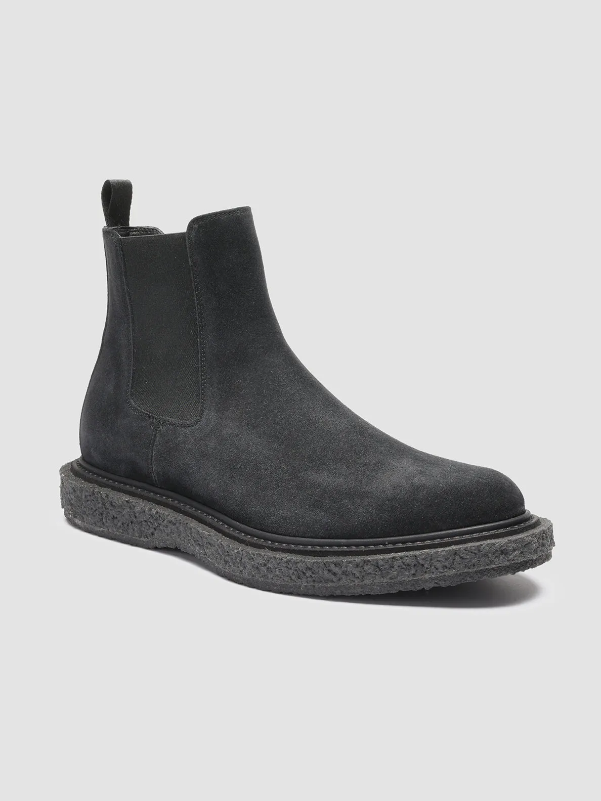 BULLET 002 - Black  Suede Chelsea Boots