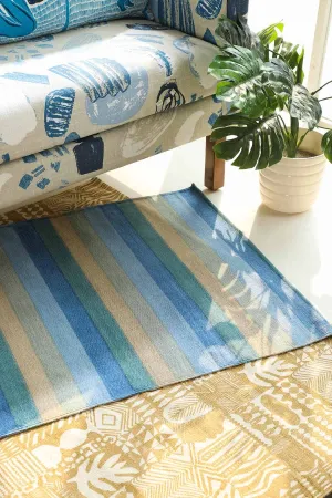 Caivu Printed Rug (Coastal Blue)