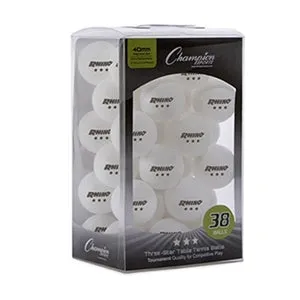 Champion Sports 3 Star Tournament Table Tennis Balls