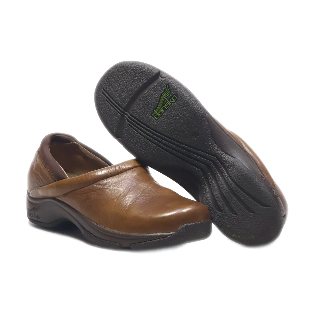 Dansko Casual Slip Ons Leather Brown Colour For Men