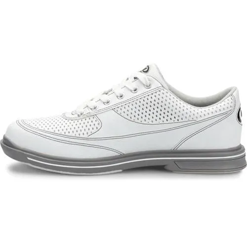 Dexter Mens Turbo Pro Bowling Shoes Wide White/Grey