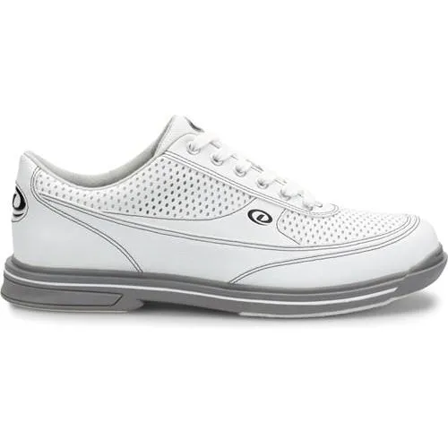 Dexter Mens Turbo Pro Bowling Shoes Wide White/Grey