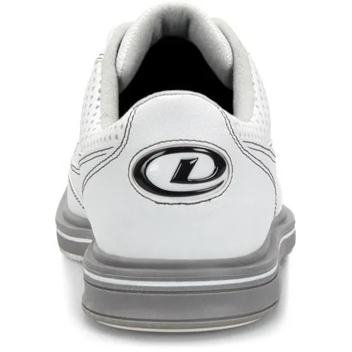 Dexter Mens Turbo Pro Bowling Shoes Wide White/Grey