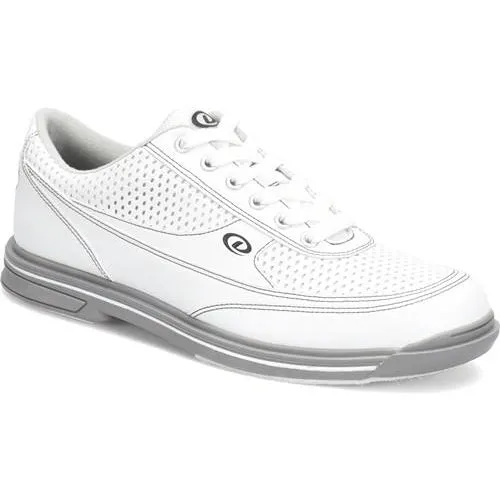 Dexter Mens Turbo Pro Bowling Shoes Wide White/Grey