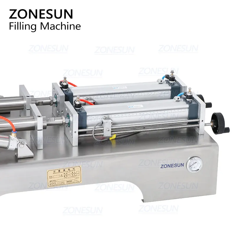 Double Nozzle Paste Filling Machine For Chocolate Sauce With Mixer Heater