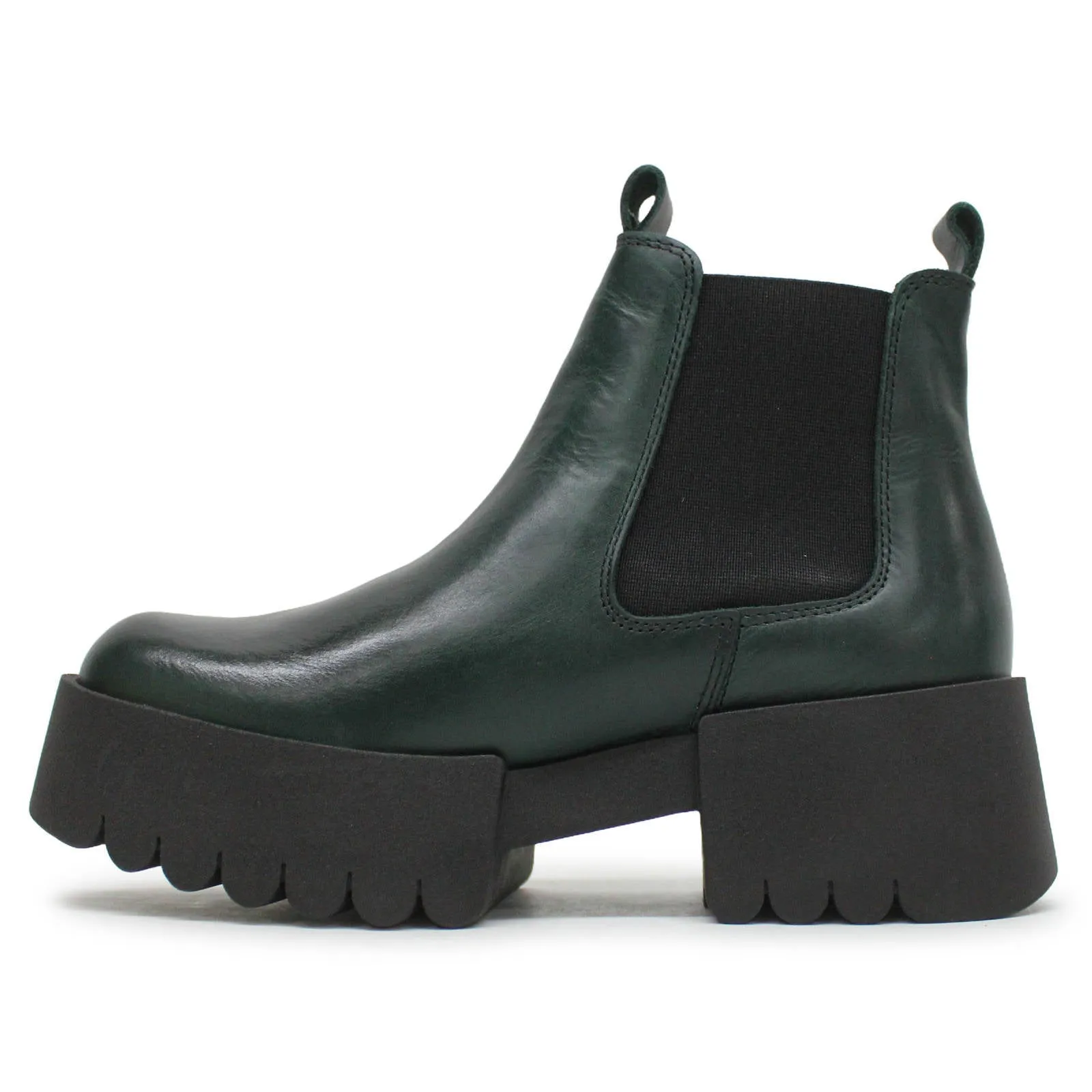 EXIA123FLY Rug Leather Women's Chelsea Boots