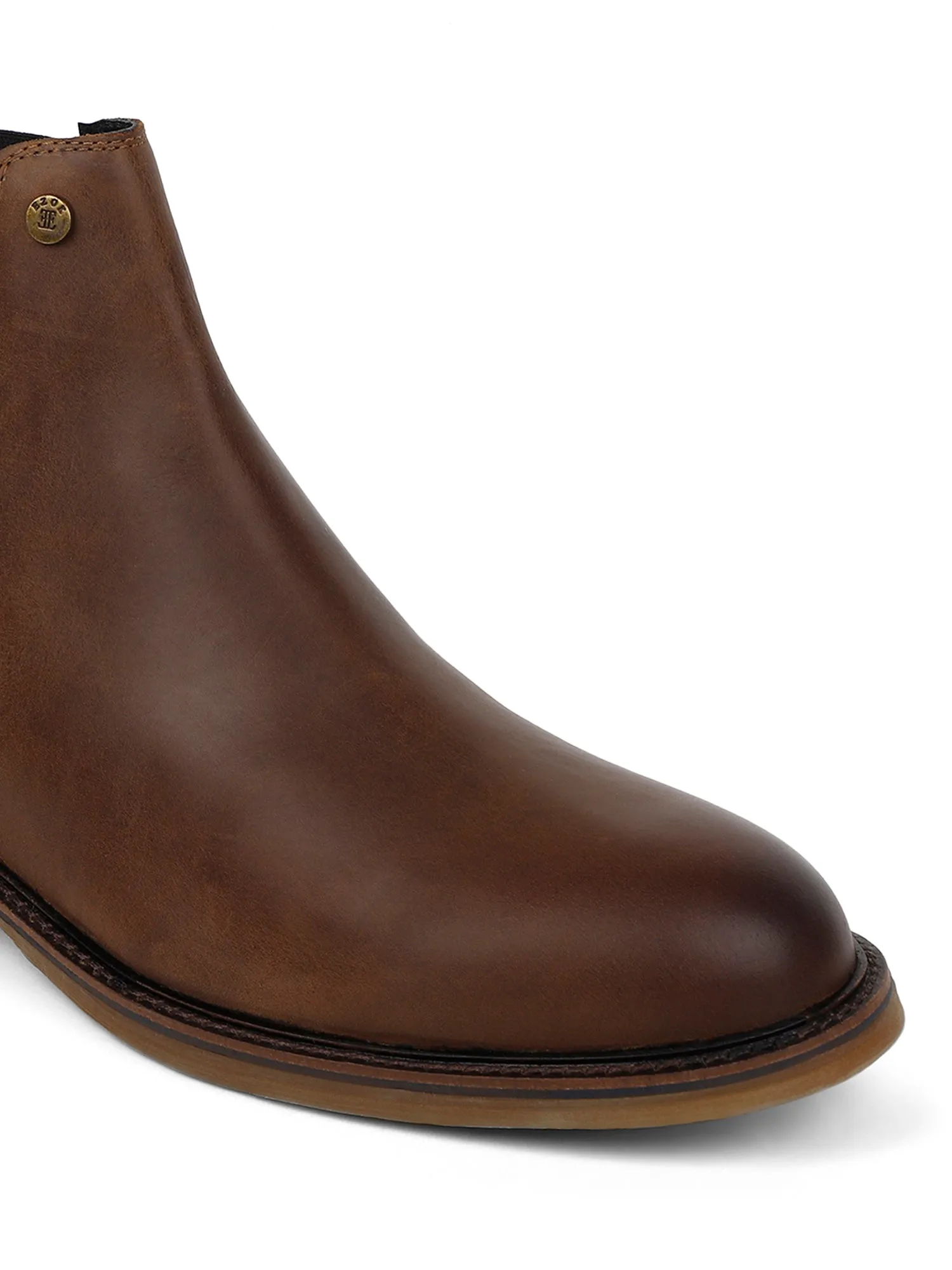 Ezok Brown Stan Casual Chelsea Boots Shoes