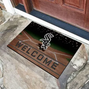 Fanmats Chicago White Sox Rubber Door Mat - 18" x 30"