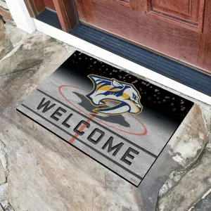 Fanmats Nashville Predators Rubber Door Mat - 18" x 30"