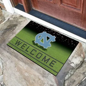 Fanmats North Carolina Tar Heels Rubber Door Mat - 18" x 30"