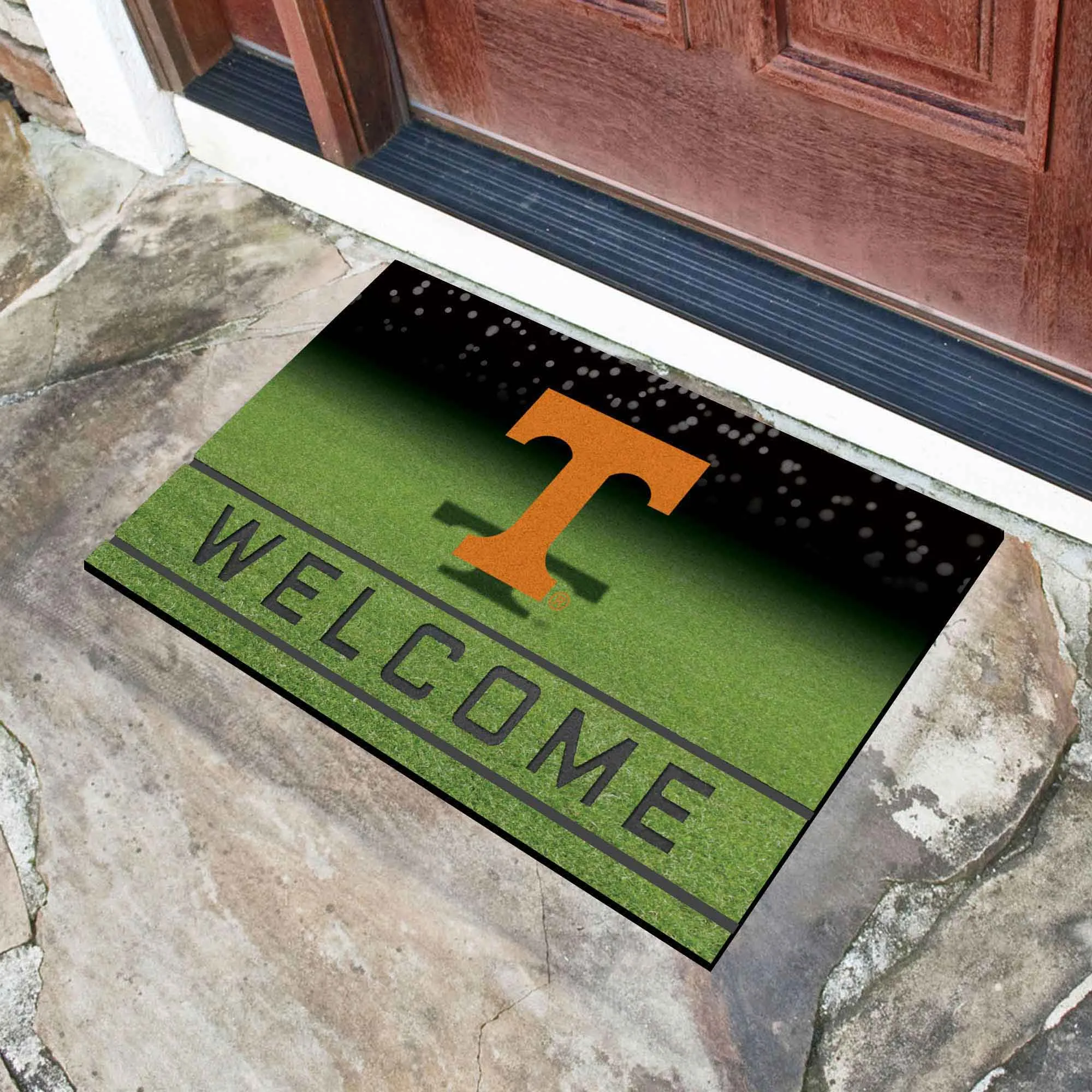 Fanmats Tennessee Volunteers Rubber Door Mat - 18" x 30"