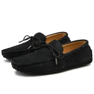 Fashion Spring and Autumn Style Soft Moccasins Men Loafers High Quality Leather Shoes Men Flats Driving Shoes Big Size