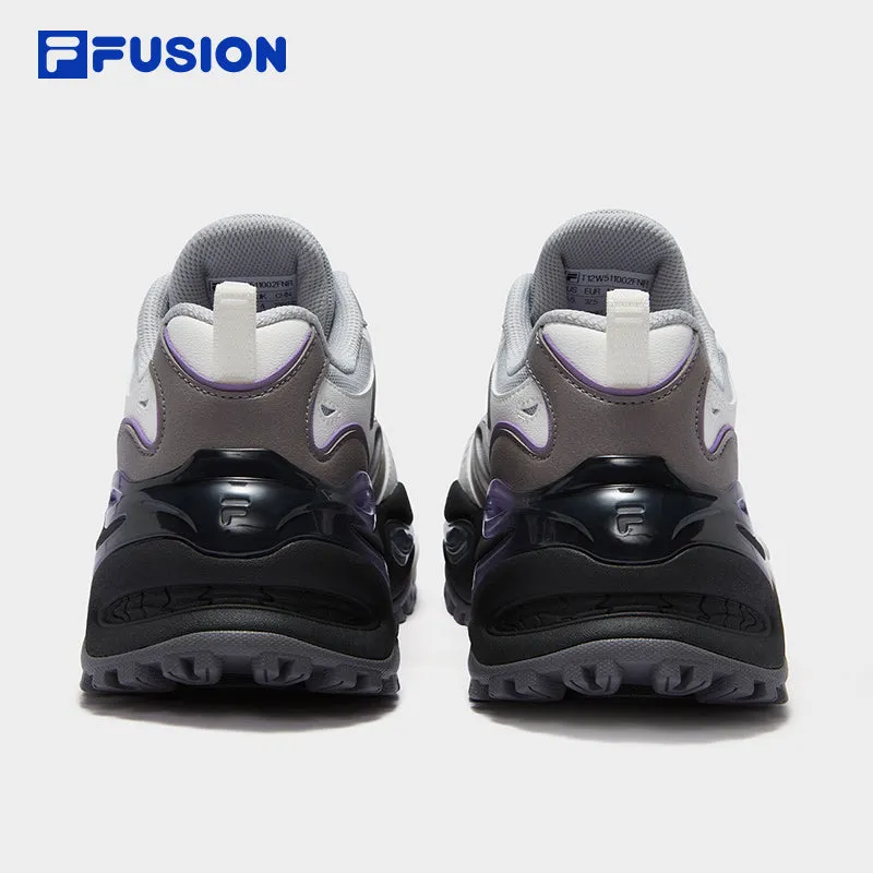 FILA FUSION FUSION EVA Women Platform Shoes/Sneakers (Grey/Purple / Black / Grey/Blue）