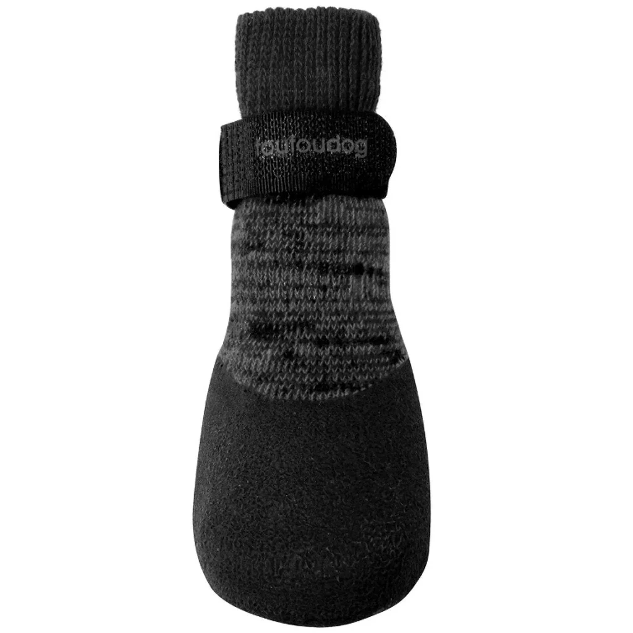 FouFou Dog Rubber Dipped Socks - Black