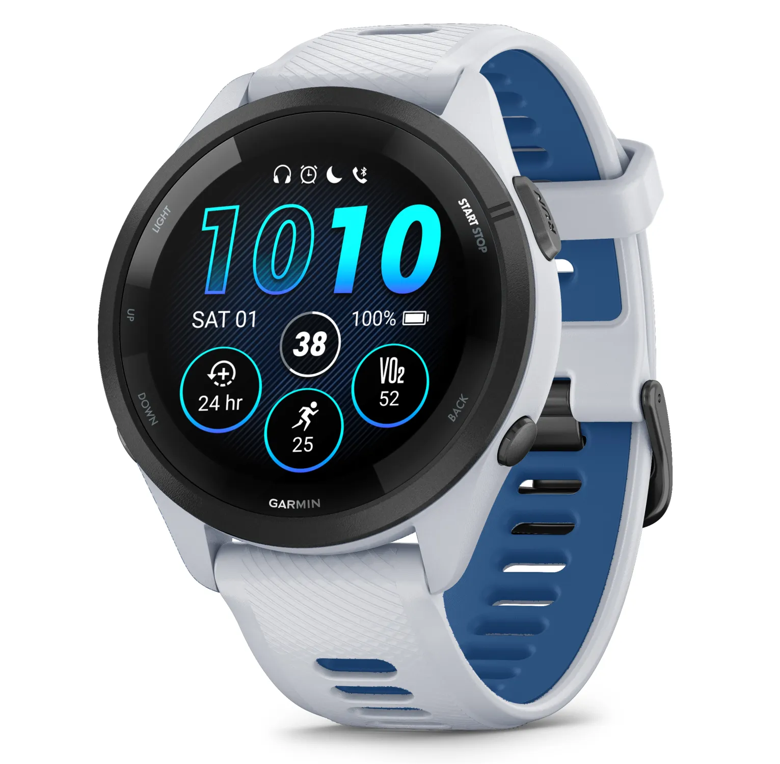 Garmin Forerunner 265 Series Running Smartwatch, 46mm or 42mm AMOLED Touchscreen Display