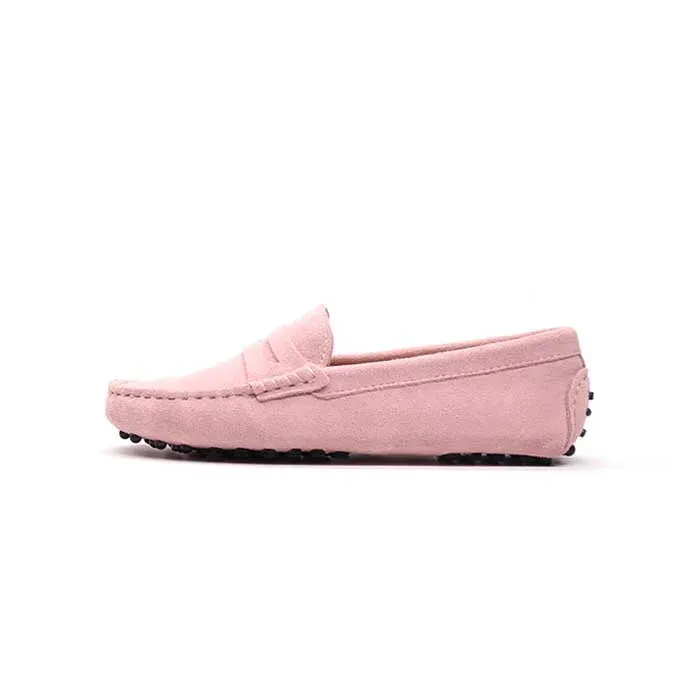 Genuine Leather Spring Flat Shoes Casual Loafers Slip On Women's Flats Shoes Moccasins Lady Driving Shoes