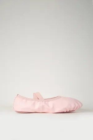 Girl's PU Leather Ballet Shoes(split sole, no drawstring)