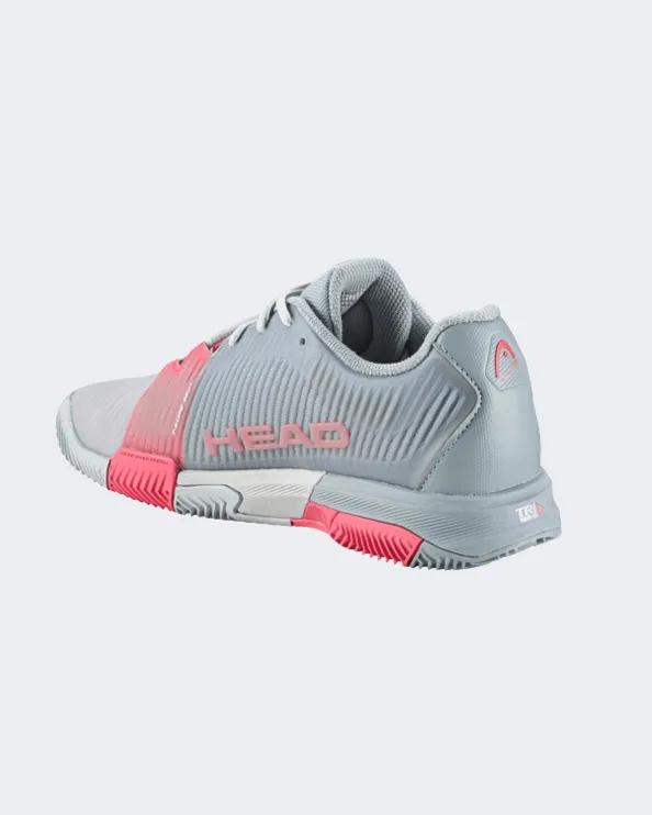 Head Revolt Pro 4.0 Clay Women Tennis Shoes Grey/Pink 274112