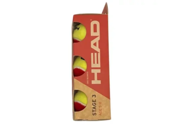 Head Stage 3 Starter Red Tennis Ball (3 Pack)