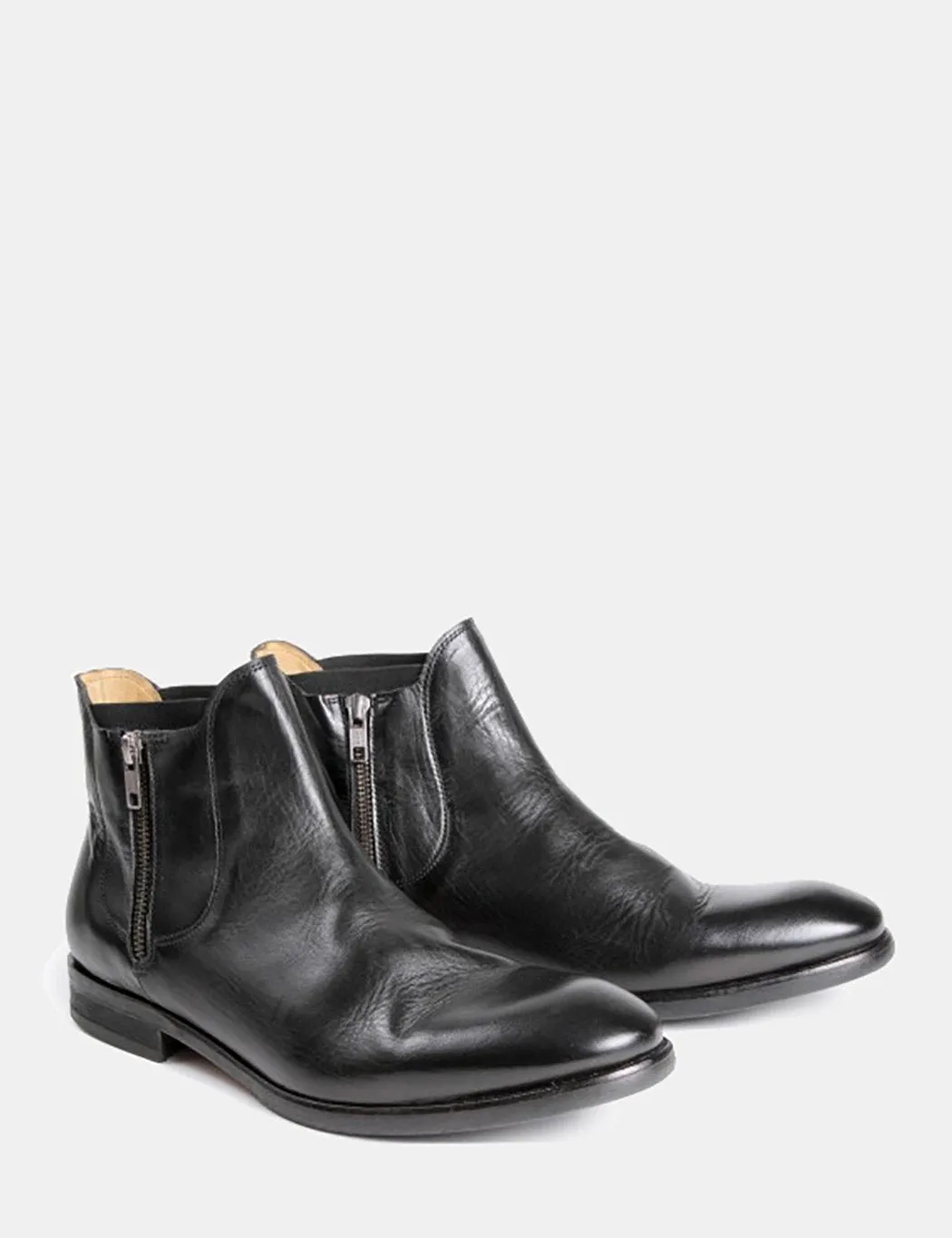 Hudson Mitchell Chelsea Boot (Leather) - Black