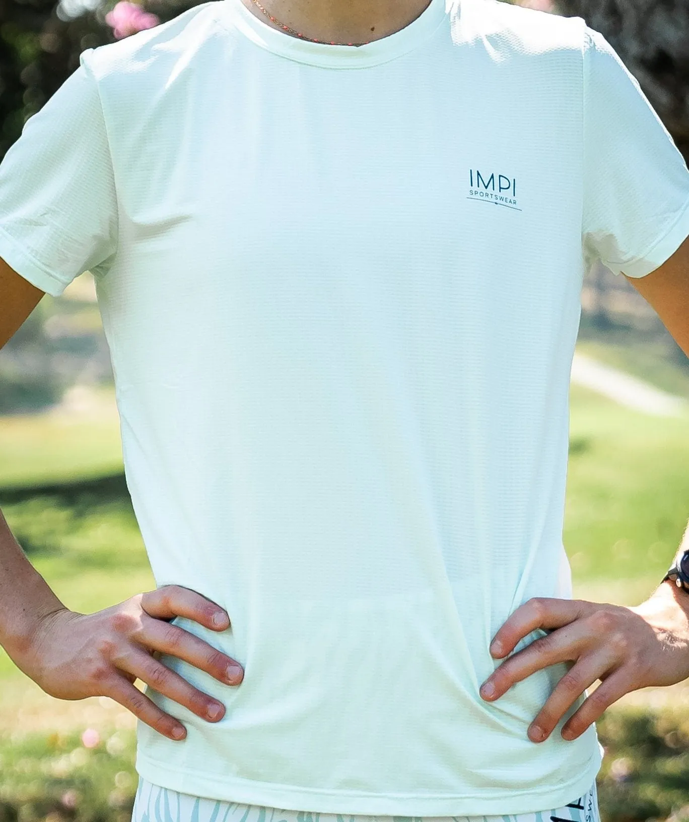 IMPI Running Tee - Light Aqua