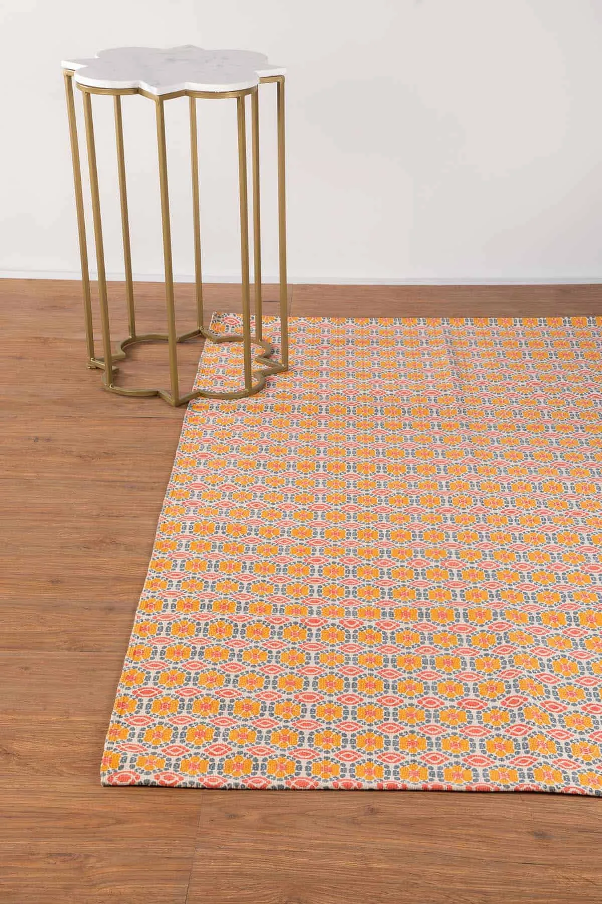 Incana Printed Rug (Ripe Mango Yellow)