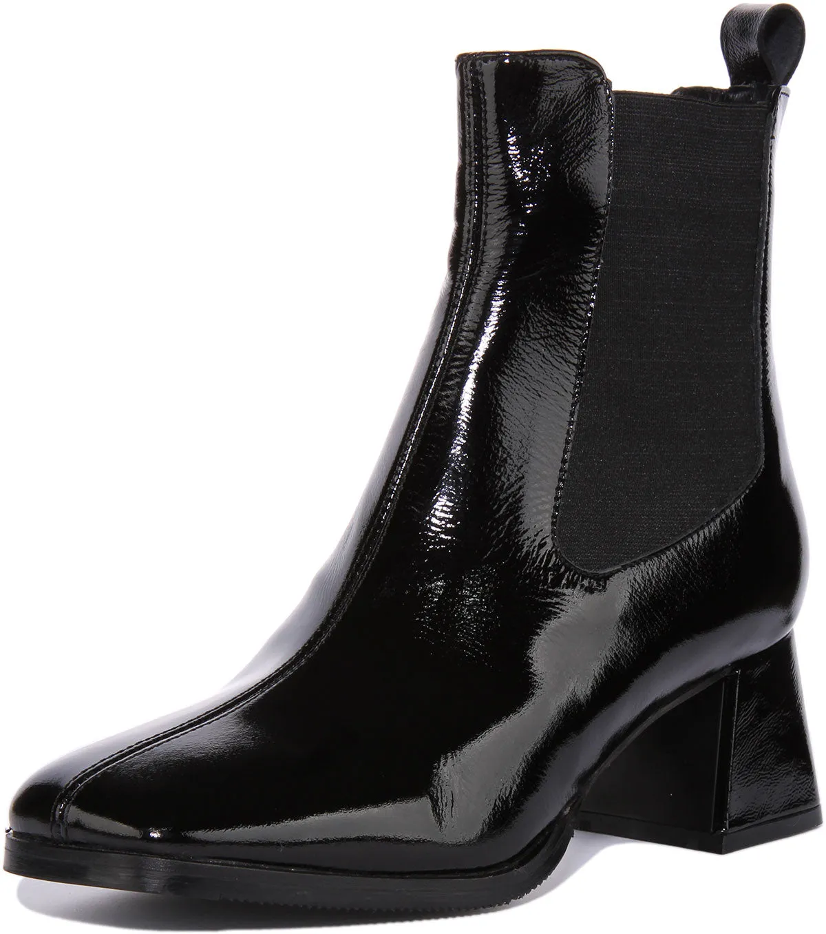 Justinreess England Emelia In Black Patent For Women