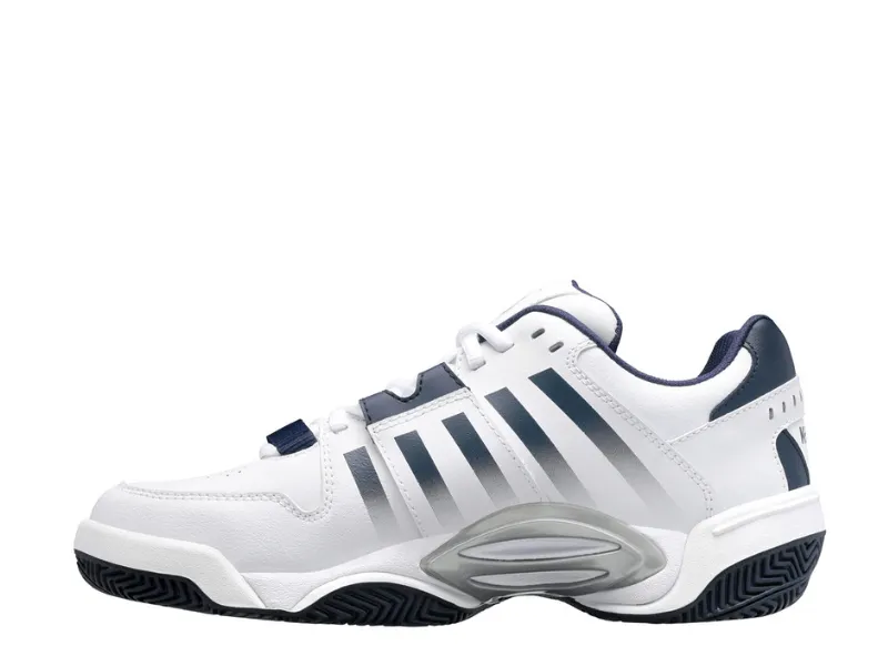 K-Swiss Accomplish IV Omni Mens Tennis Shoe (White/Peacoat/Silver)