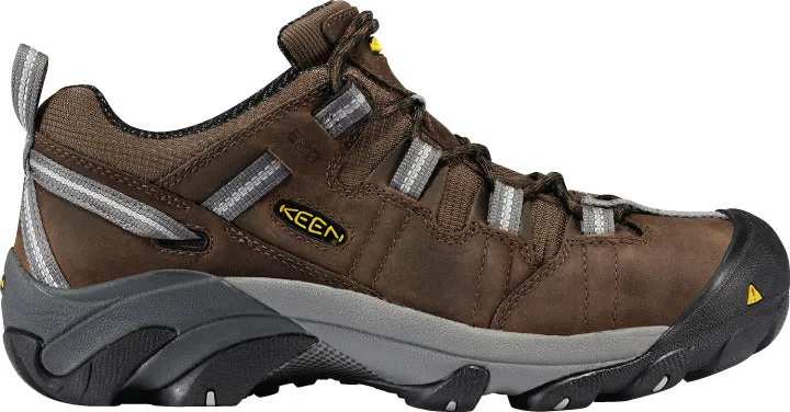 'Keen Utility' Men's Detroit Low ESD Steel Toe - Brown / Grey