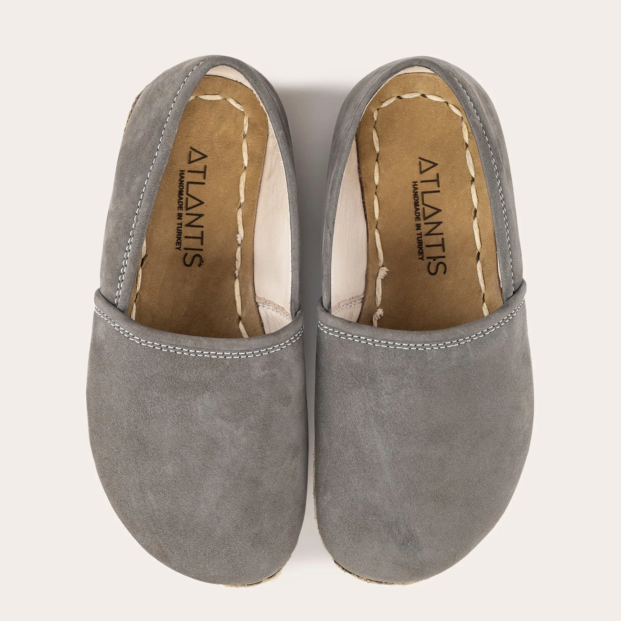 Kid's Gray Barefoot Loafers