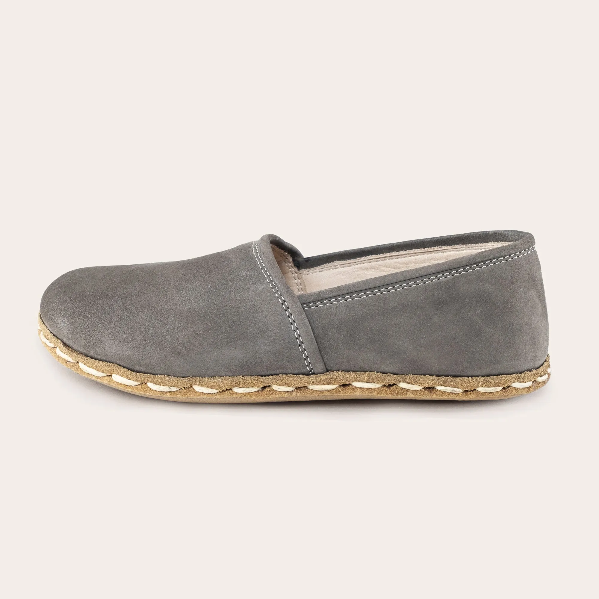 Kid's Gray Barefoot Loafers