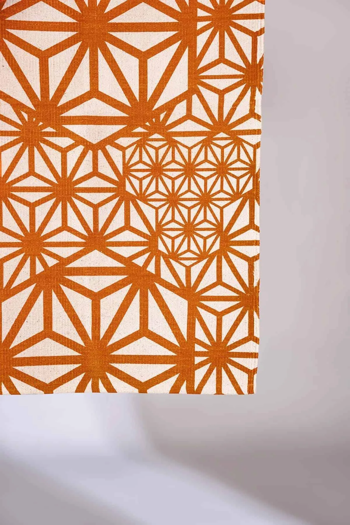 Kiwach Printed Rug (Mustard Orange)