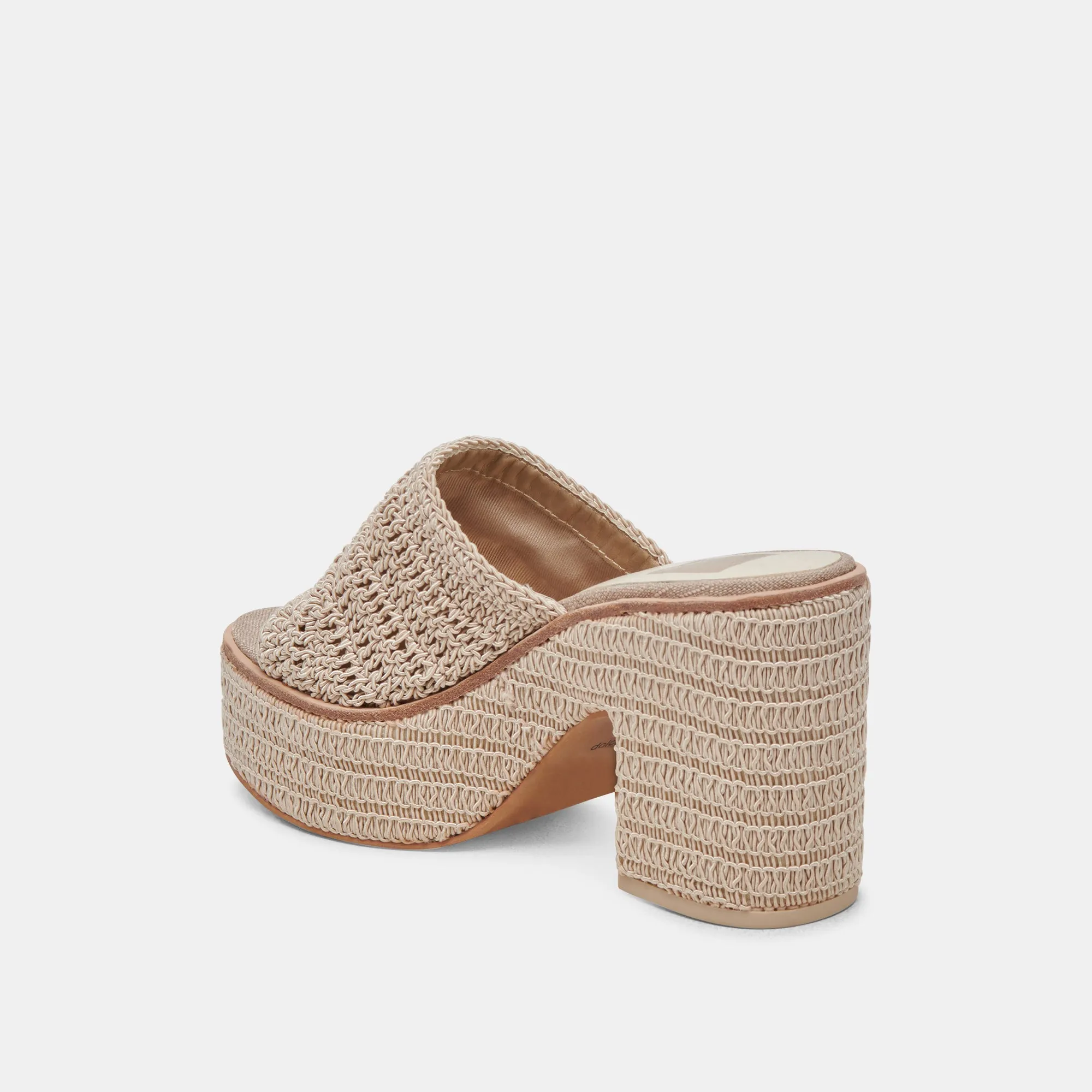 LADIN HEELS DOVE WOVEN