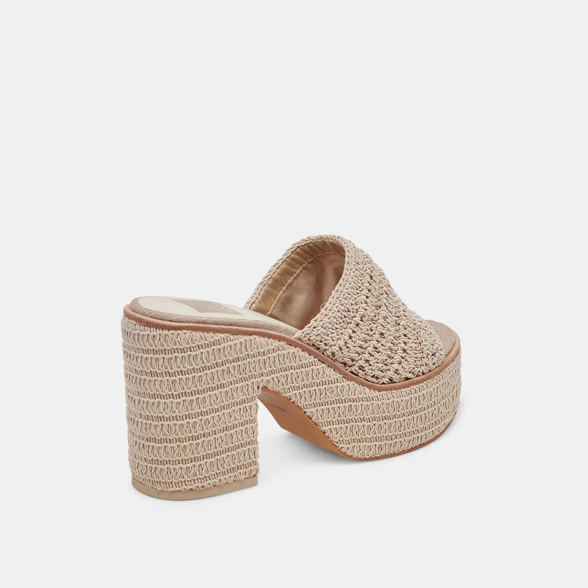 LADIN HEELS DOVE WOVEN